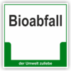 Schild "Bioabfall"