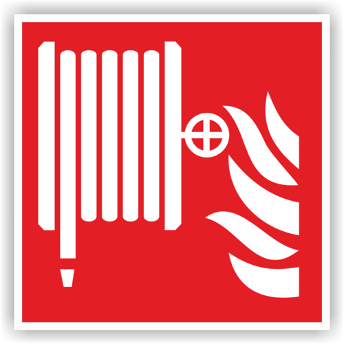 Brandschutzzeichen Löschschlauch