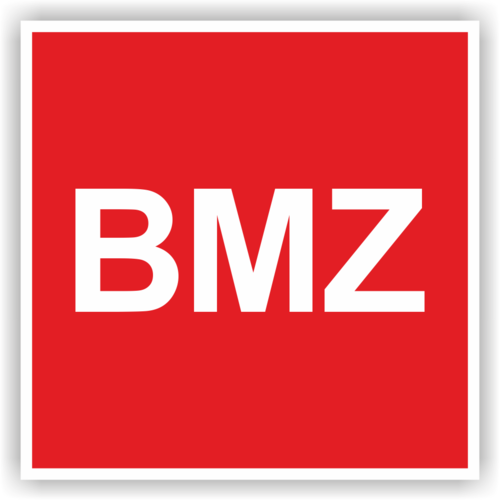 Brandschutzzeichen "BMZ"