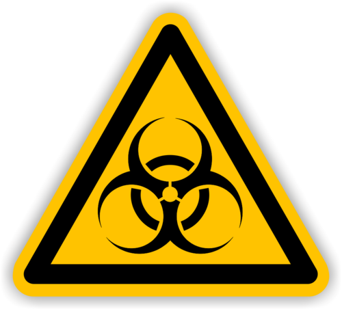Warnung "Biogefährdung"