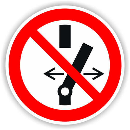 Verbot "Nicht schalten"