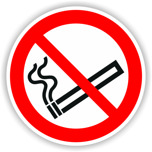 Verbot "Rauchen verboten"