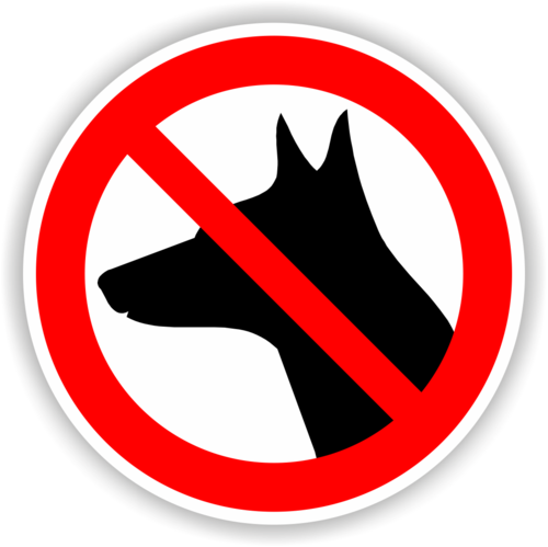 Verbot "Hunde verboten"