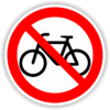 Verbot "Fahrräder abstellen"