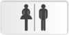 Türschild WC Mann + Frau