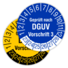 Prüfplaketten nach DGUV Vorschrift 3, 2023 - 2028