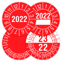Jahresprüfplaketten, nach Jahren: 2022