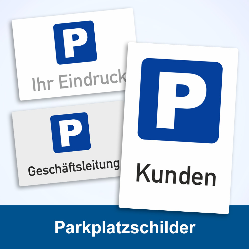 Produktkategorie Parkplatzschilder